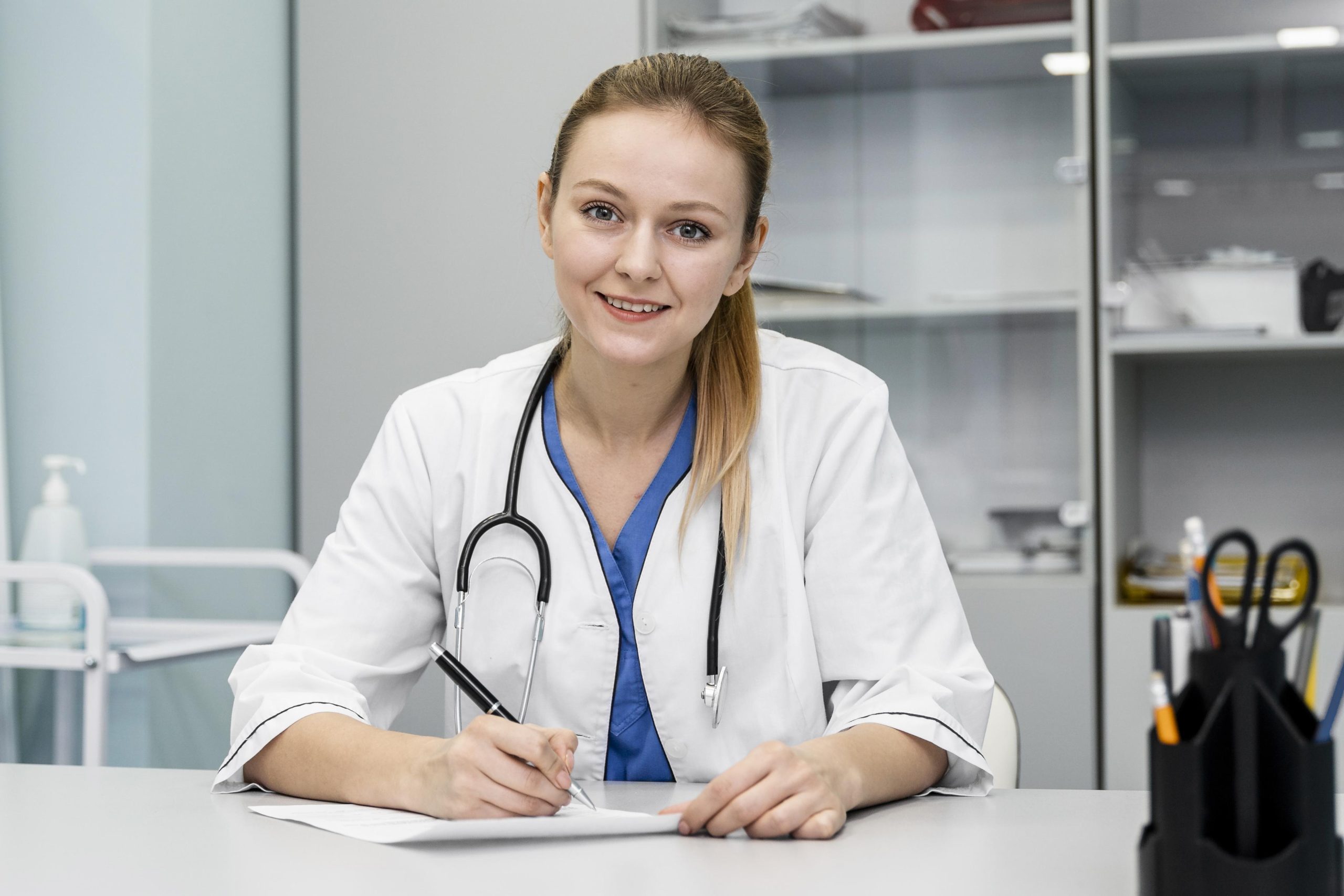 Home female doctor hospital